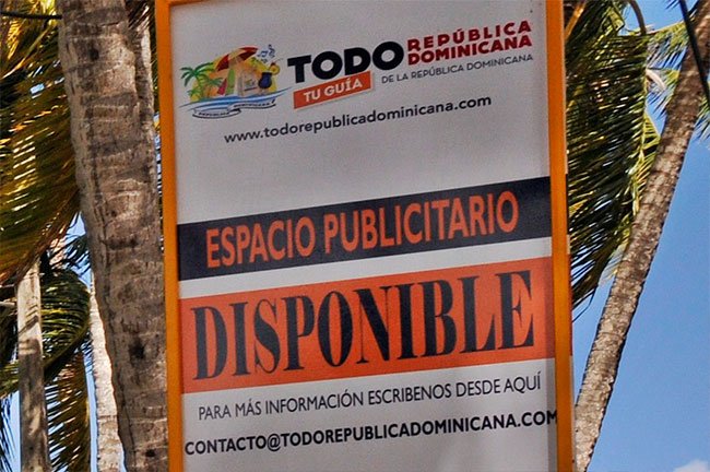 Cartel Publicitario Pequeño Número 6