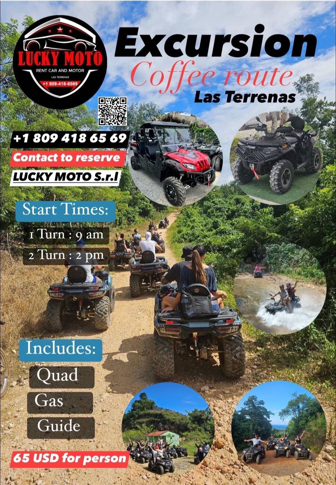 Tours y Rutas en Quads o Buggies por Samaná